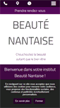 Mobile Screenshot of beaute-nantaise.com